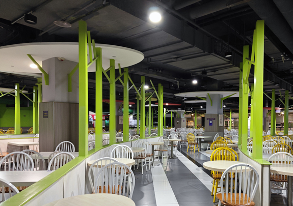 鄭州楷林IFC地下負一層白領餐廳裝修